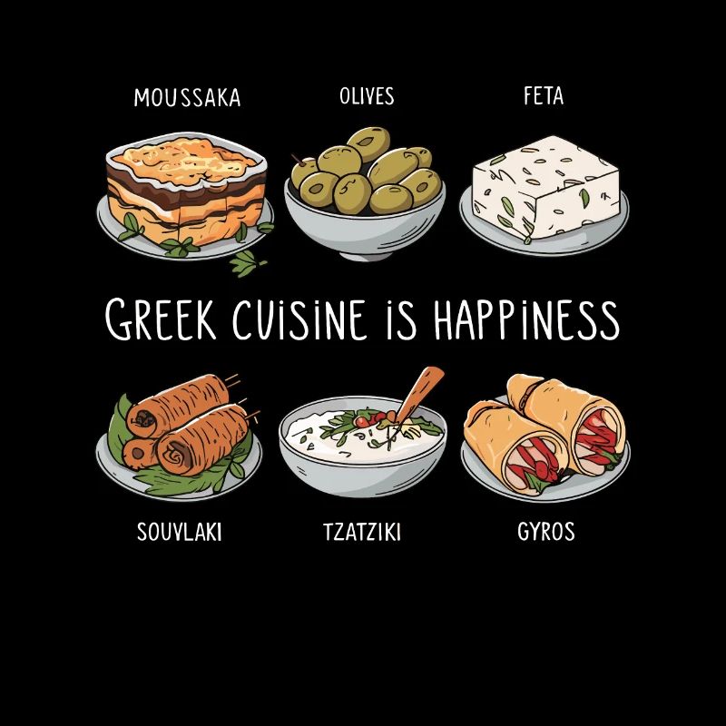Die griechische Küche ist ein Liebhaber des Glücks