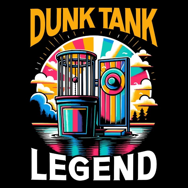 Dunk Tank Carnival Fair Circus Goer Dunking Booth
