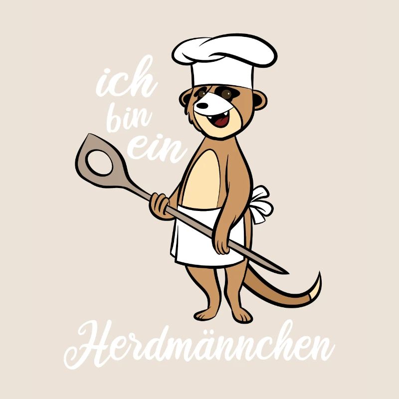 Ich bin ein Herdmännchen - Erdmännchen Kochlöffel