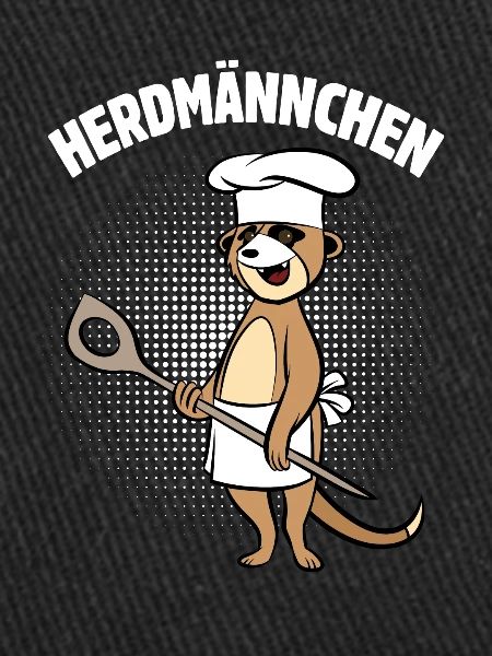 Herdmännchen - Erdmännchen mit Kochlöffel