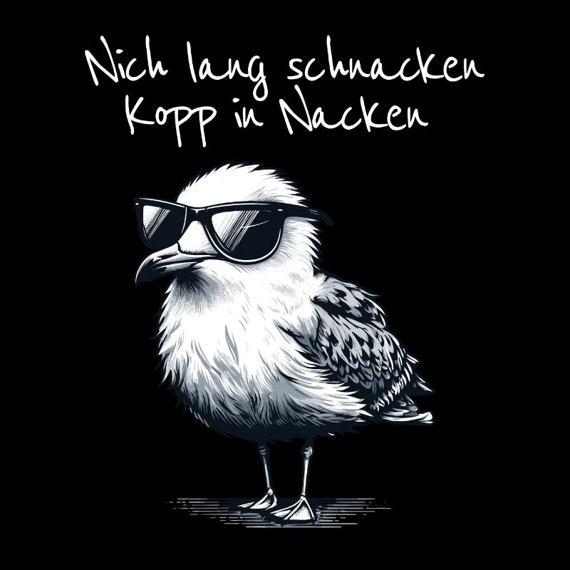 Nich lang schnacken Kopp in Nacken