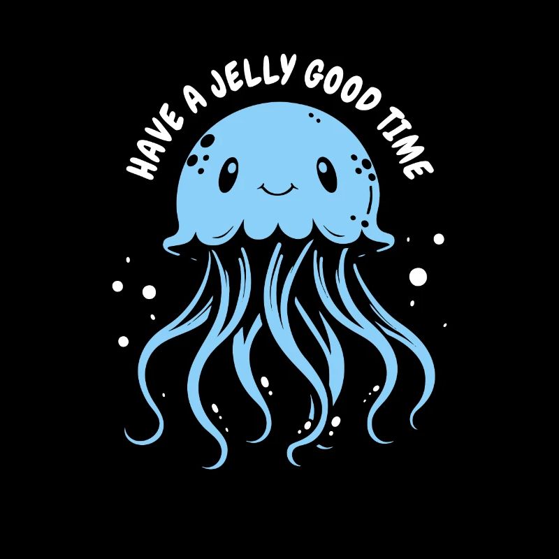 Have a jelly good time - Jellyfish with tentacles