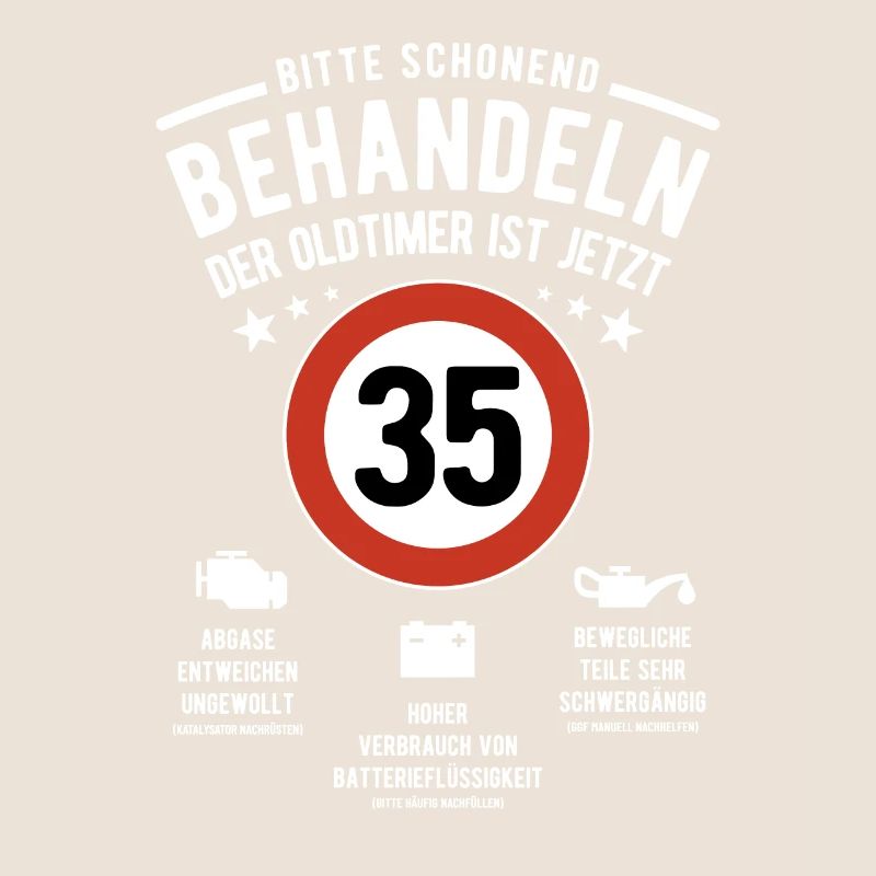 Oldtimer schonend behandeln - 35. Geburtstag