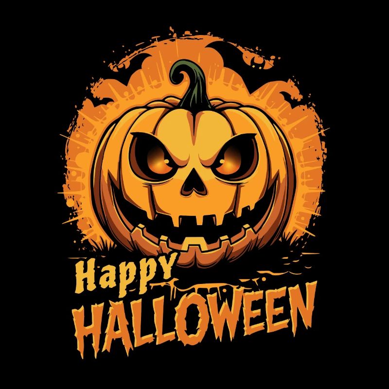 Joyeux costume de citrouille d’Halloween - Effrayant