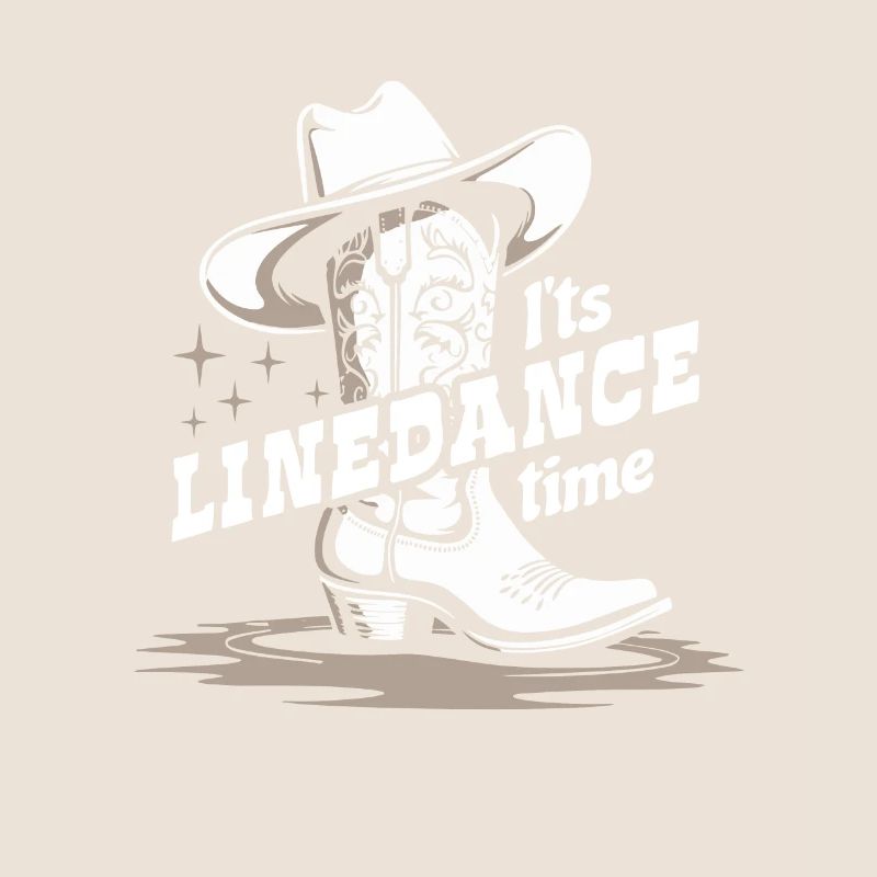 It's Linedance Time - Country Fan - Geschenk