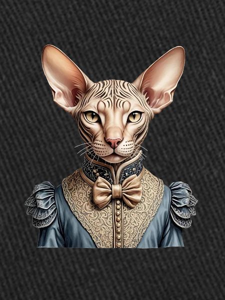 Victorian sphynx cat