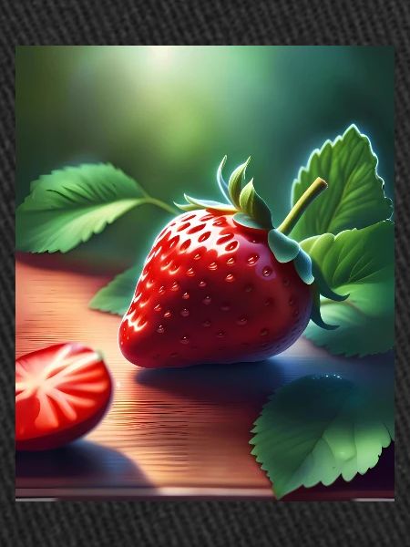 Fraise rouge juteuse