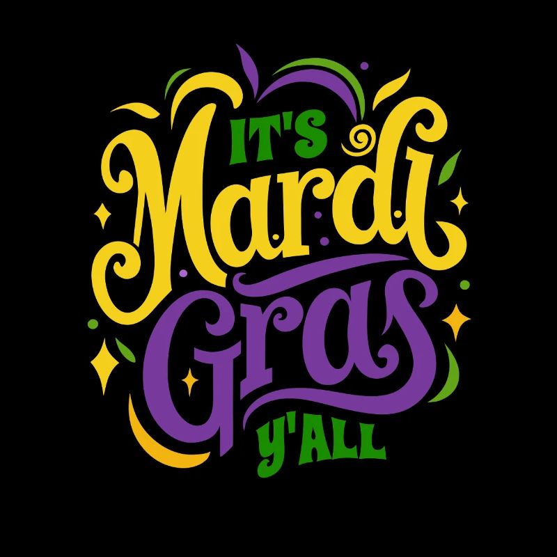 I'ts Mardi Gras Y'all - Karneval - Kostüm