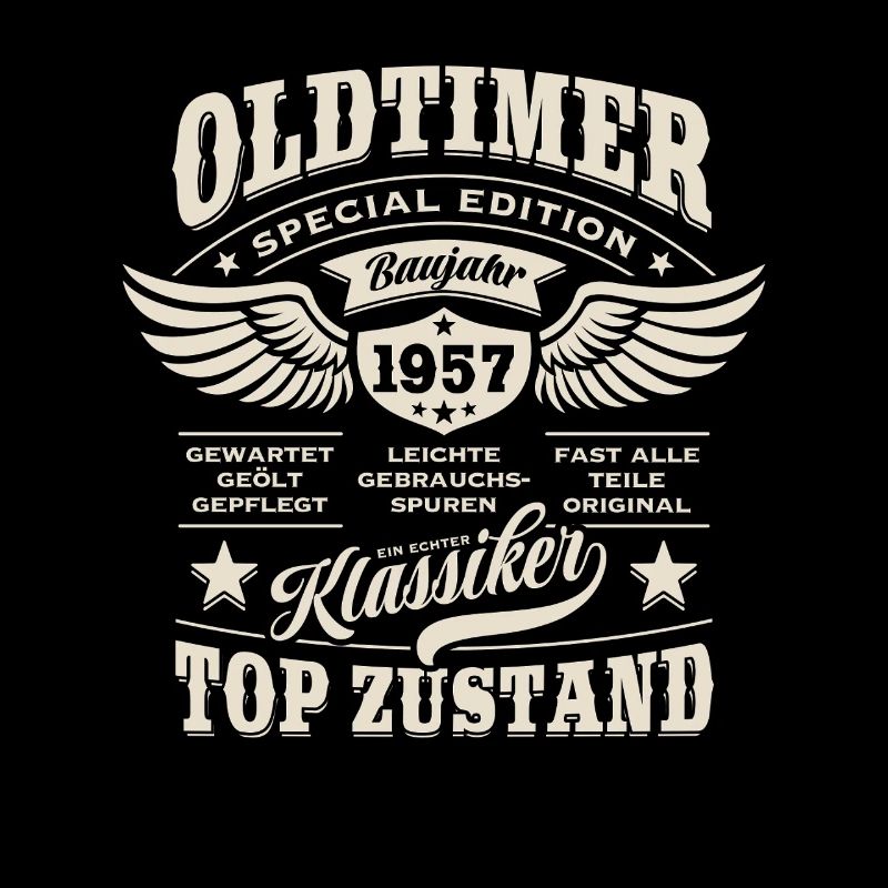 Oldtimer Baujahr 1957 - Geburtstag - Geschenk