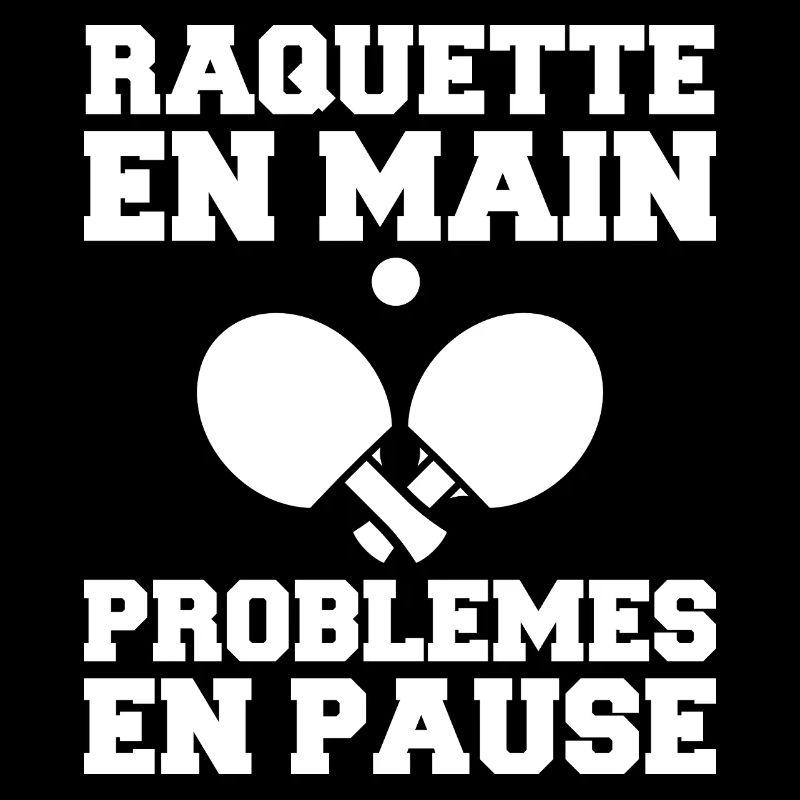 Raquette en main Ping Pong ping pong ping-pong