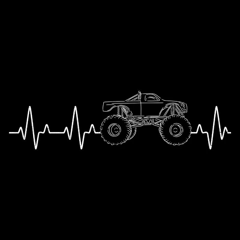 Cooler Monstertruck Jungen Mädchen