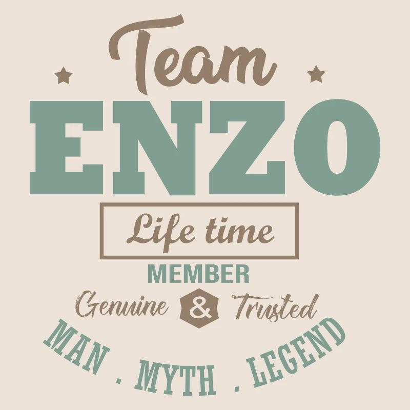 First name ENZO TEAM personalized gift Enzo