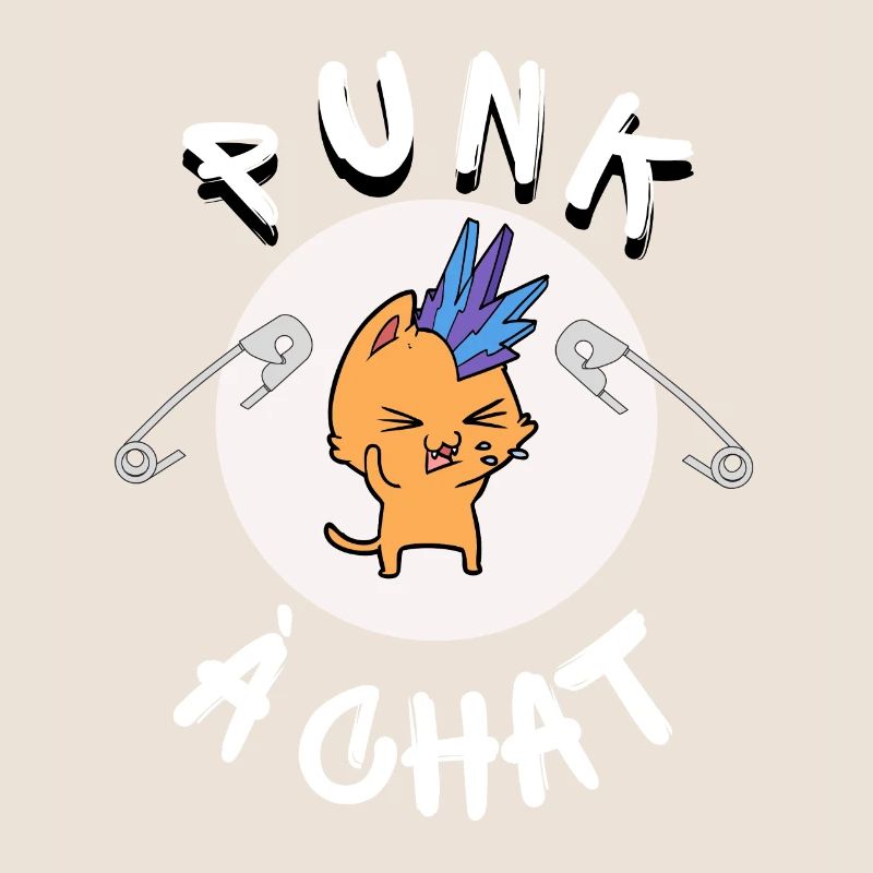 punk cat