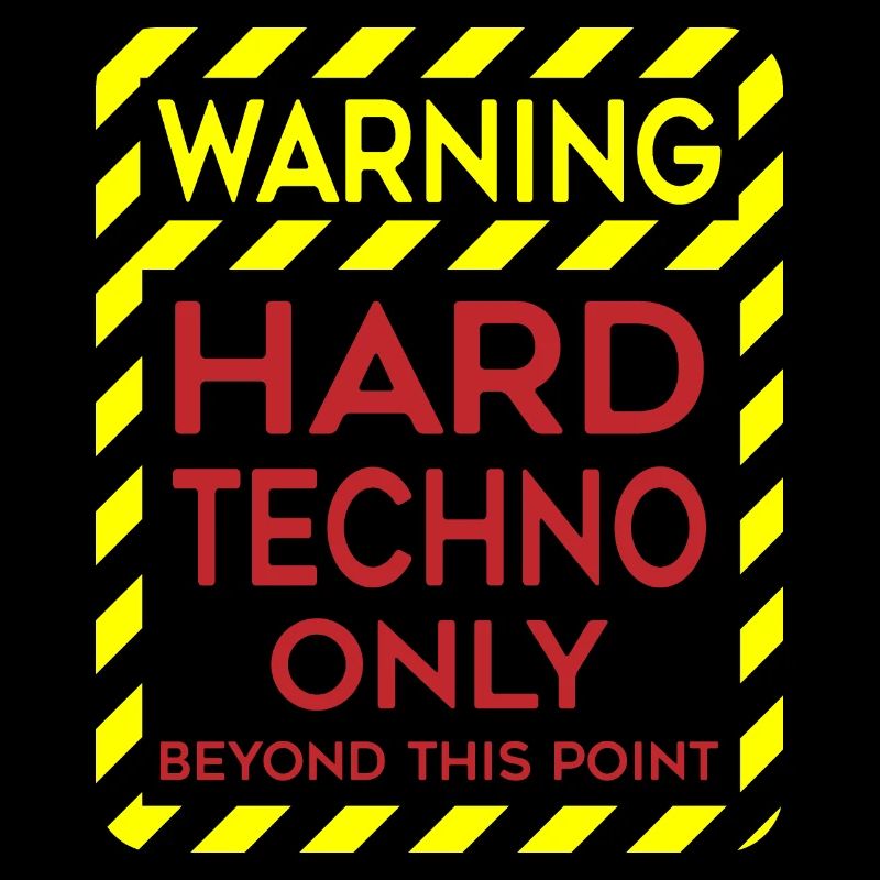 Hard Techno Seulement Avertissement Hard Dark Acid Techno