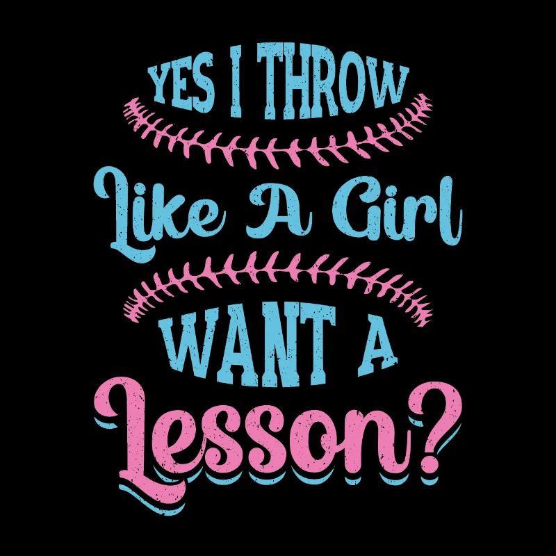 Ja Ich werfe wie ein Mädchen, will Eine Lektion