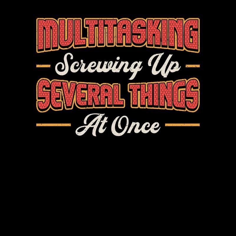 Multitasking-Aufschrauben mehrerer Dinge