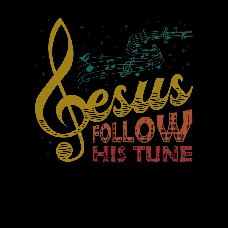 Jesus, clef, music, religious.