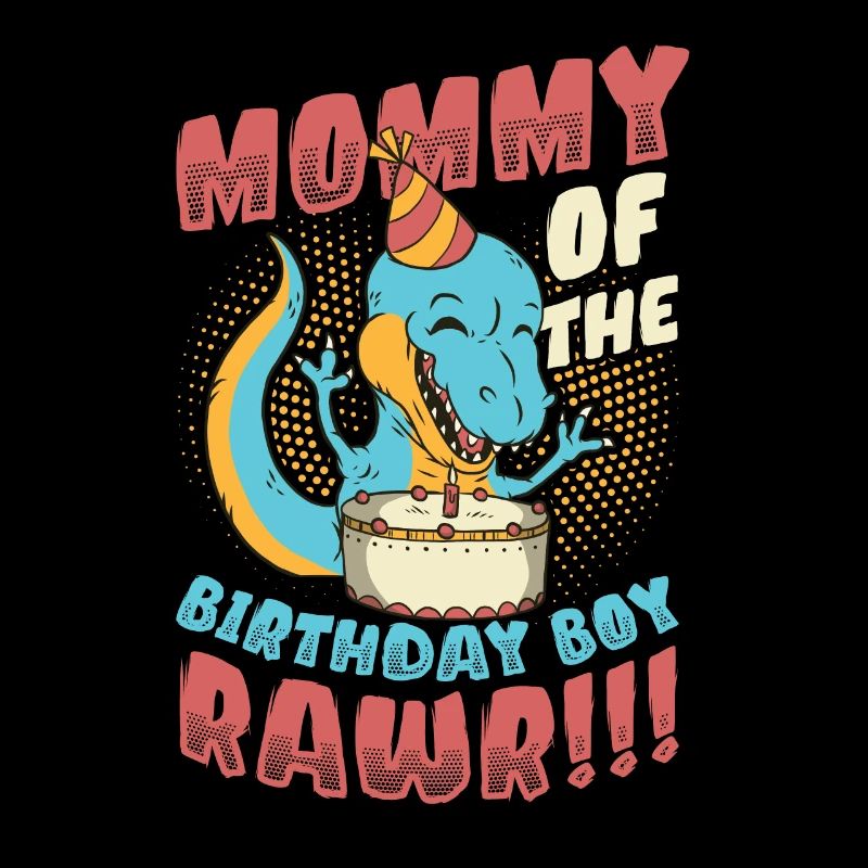 Dinosaure Maman d’Birthday Boy