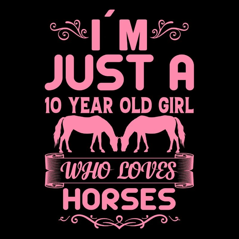 Ich Bin Nur Ein 10-jähriges Mädchen Das Pferde