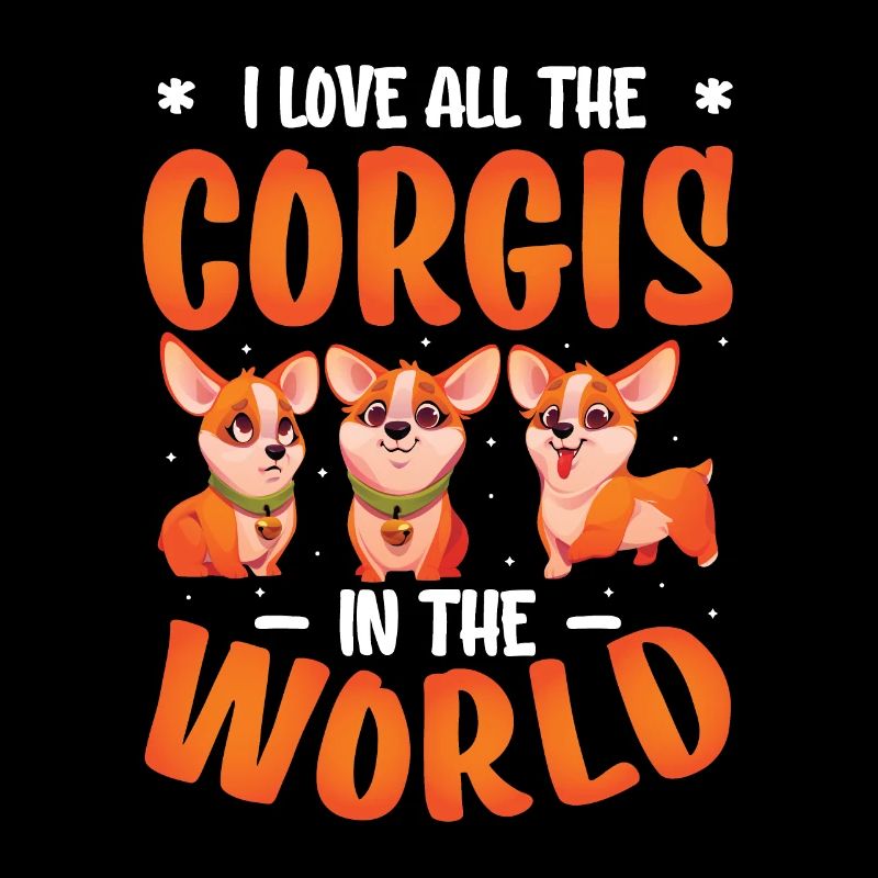 J’aime tous les corgis du monde