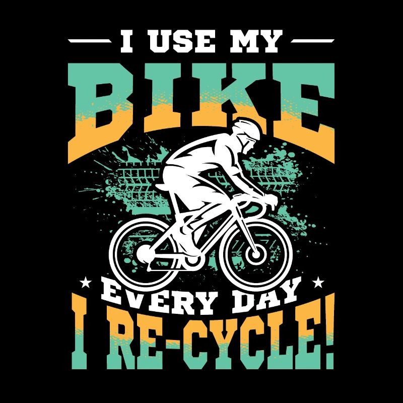 J’utilise mon vélo tous les jours où je fais du vélo, du vélo.