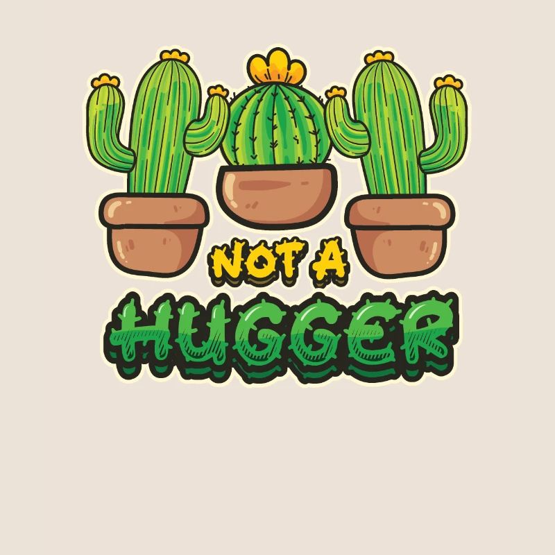 No hugging cactus
