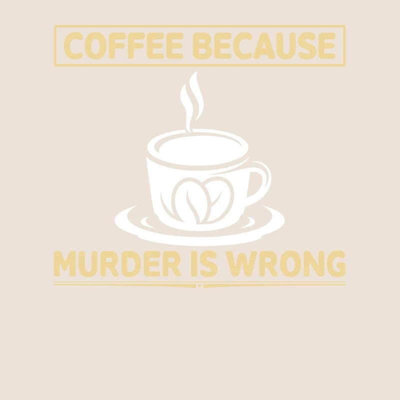 Coffee Because Murderer Is Wrong