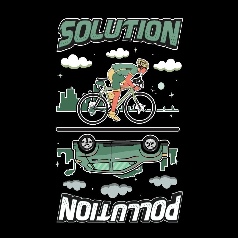 Polution Solution Protection de l’environnement Cyclisme