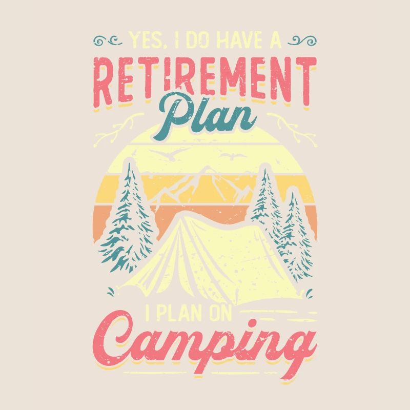 Ruhestandsplan Camping, Ruhestandscamper.