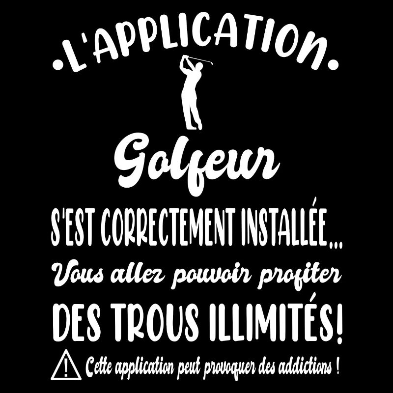 L'application golfeur s'est correctement installée