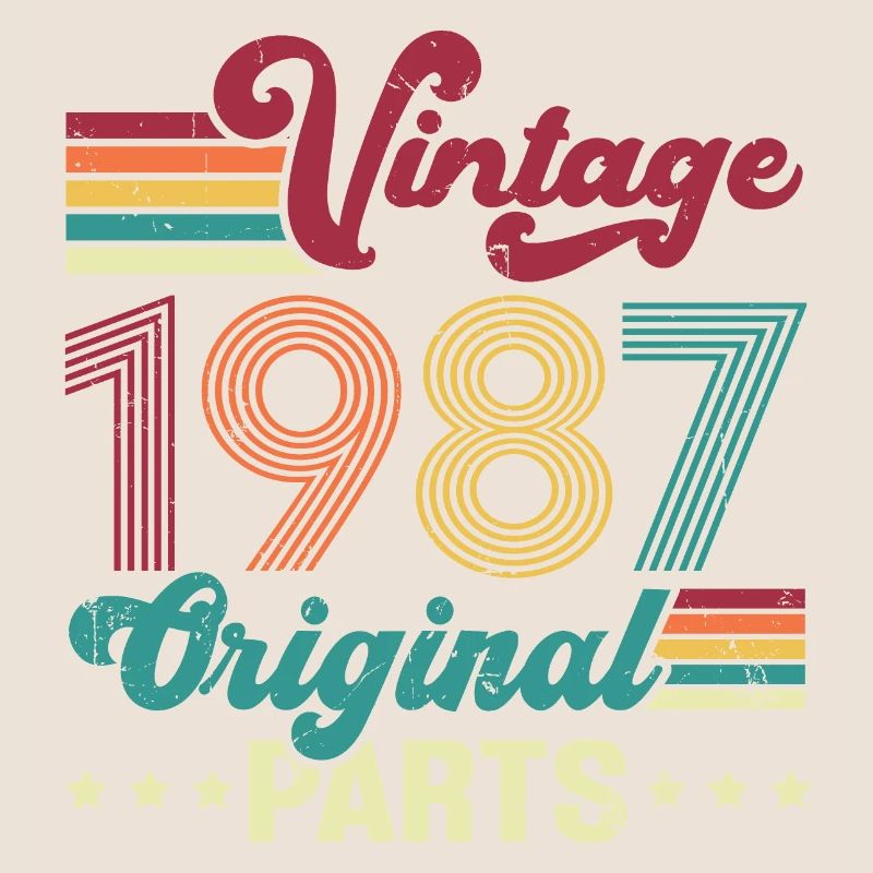 Vintage 1987 Original, Birthday Gift