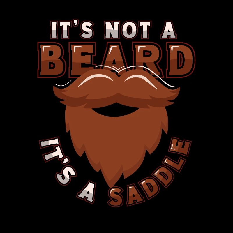It's not a beard, it's a saddle bearded men