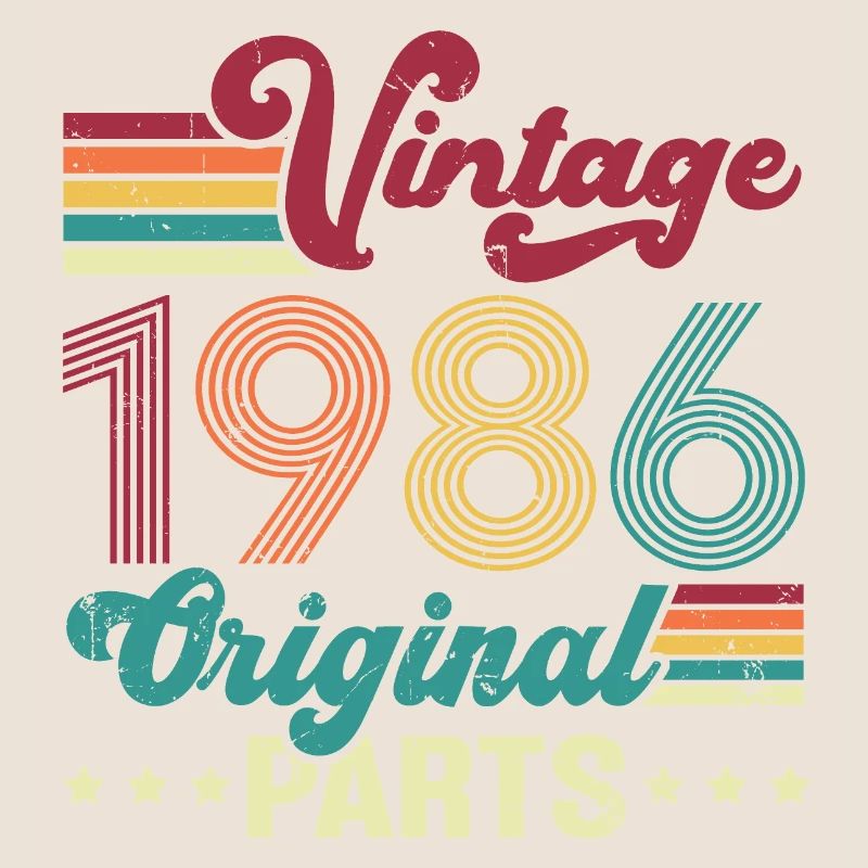 Vintage 1986 Original, Geburtstagsgeschenk