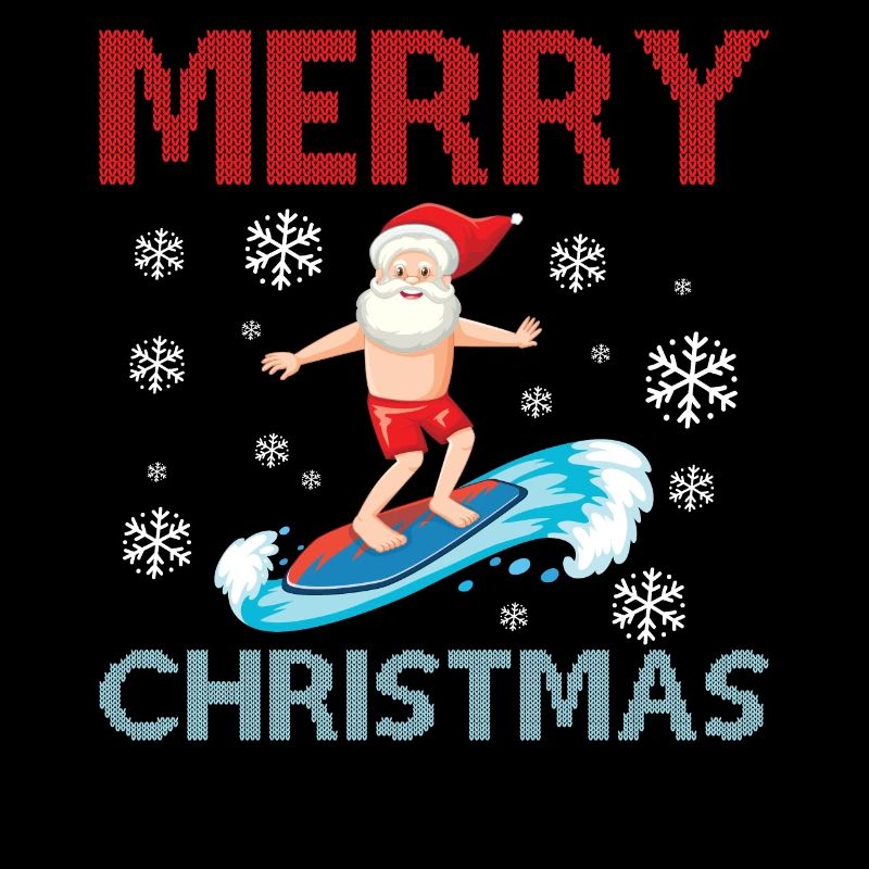 Joyeux Noël - Surfing Santa Claus