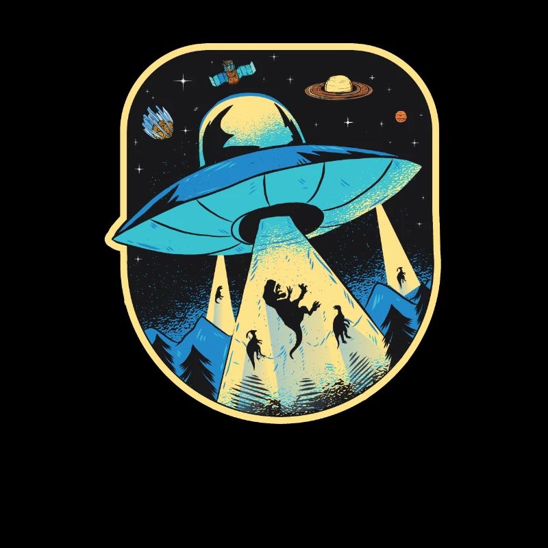 UFO Dinosaur, Alien Abduction