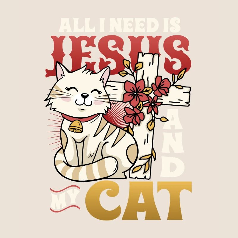 Tout ce dont j’ai besoin, c’est de Jésus et de mon chat