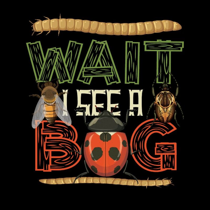 Wait, I see an insect