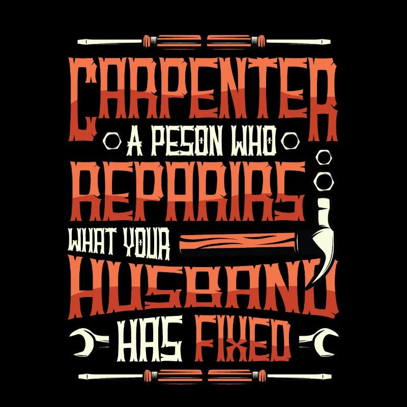 Funny woodworking, carpenter