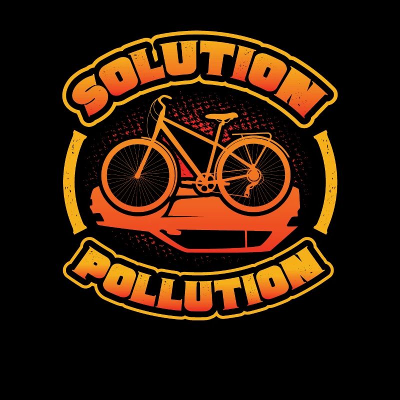 Polution Solution, Umweltschutz, Radfahren