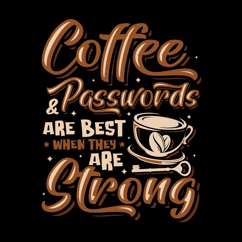 Kaffee und Passwort
