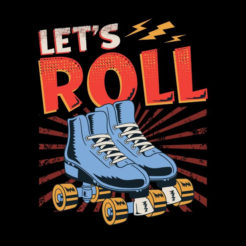 Let's Roll Roller Blade Skating, Rollschuhläufer