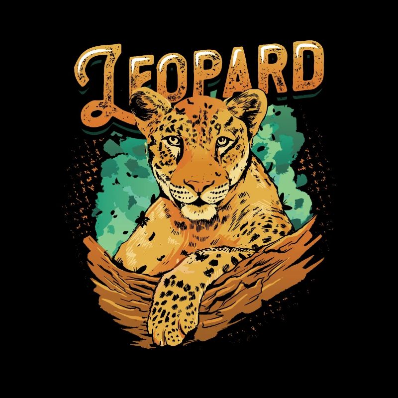 Amoureux léopard Imprimé Léopard