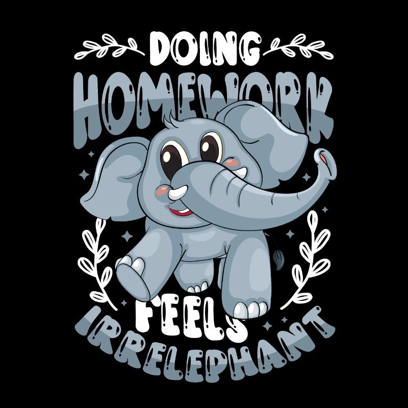 Doing homework doesn't feel good