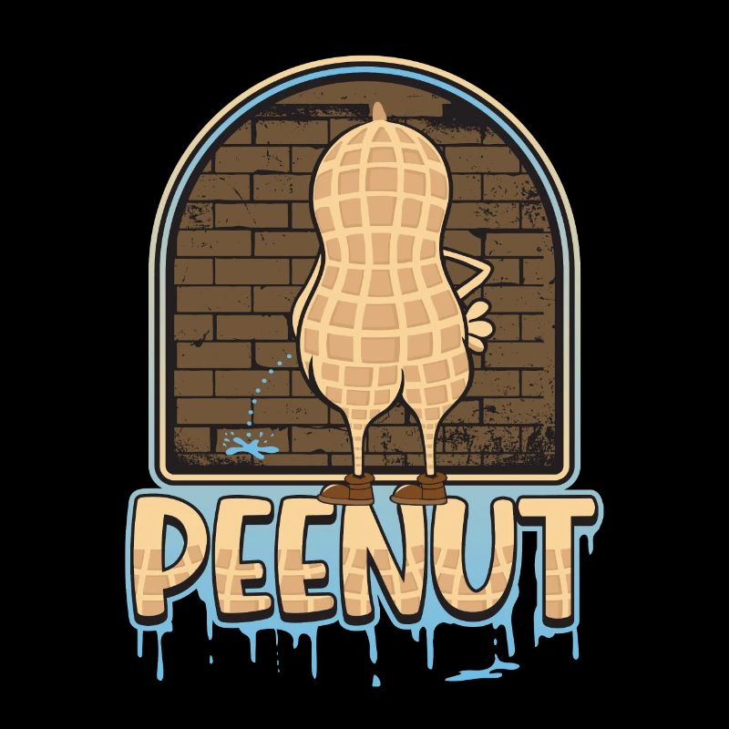 Peenut, funny peeing peanut