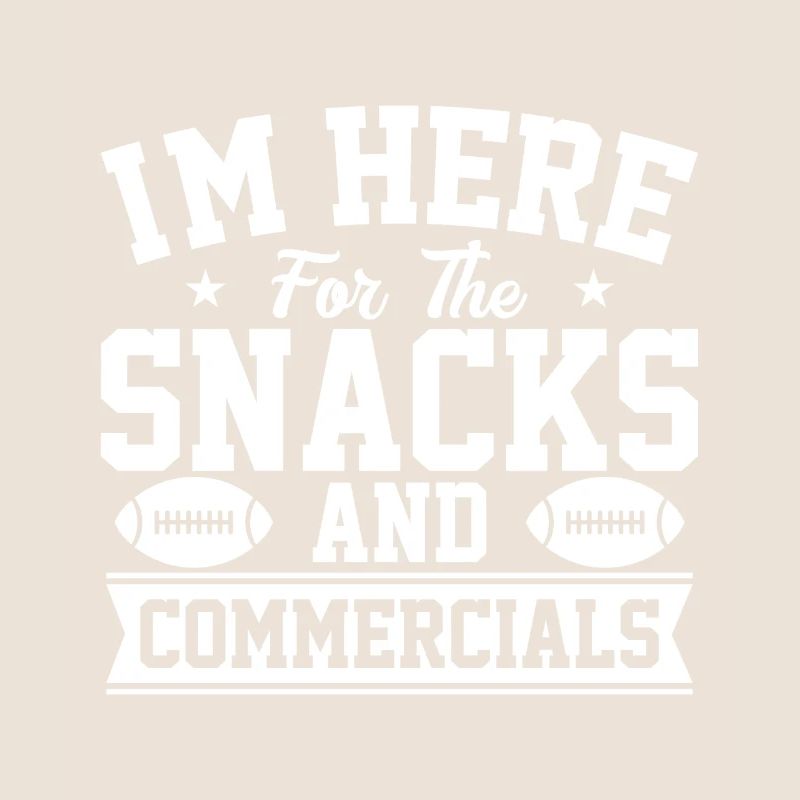 Ich Bin Wegen Der Snacks Und Werbespots Hier