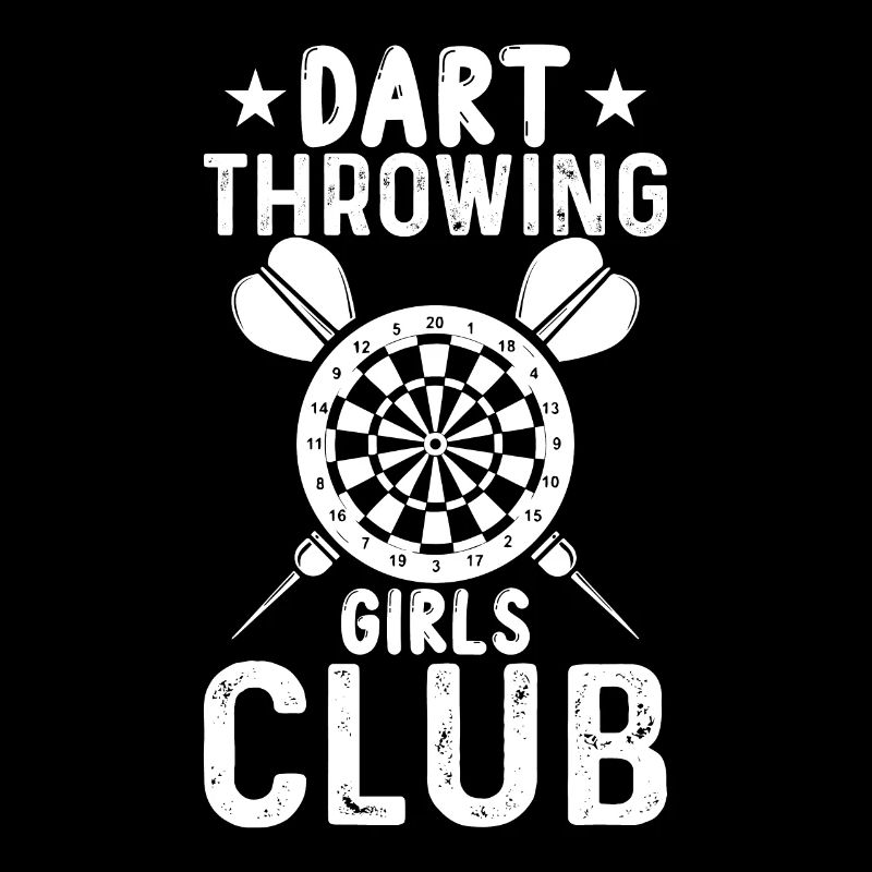 Club de filles de lancer de fléchettes
