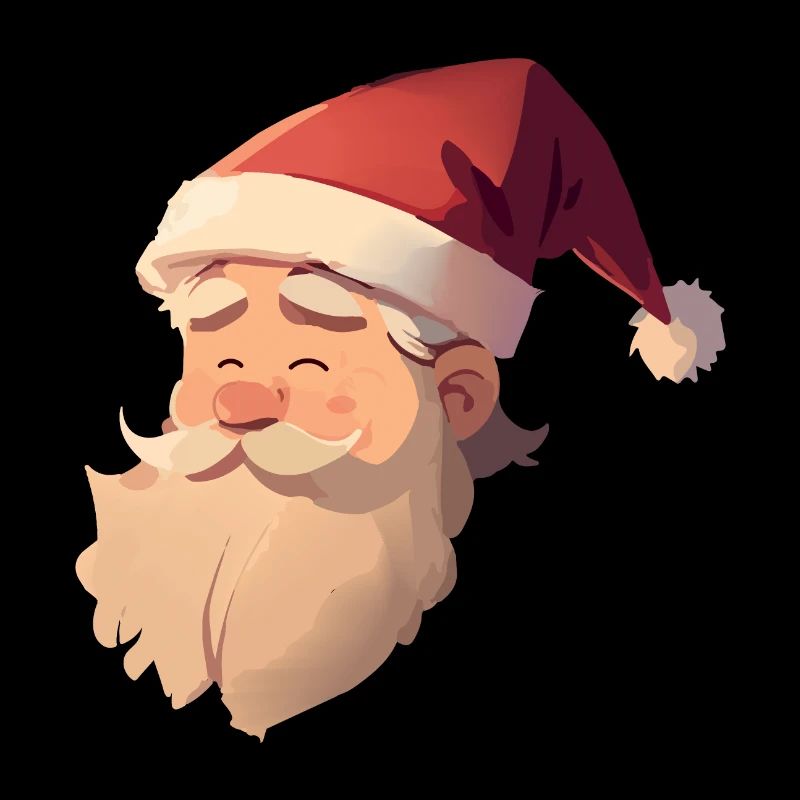 Cute Santa Head
