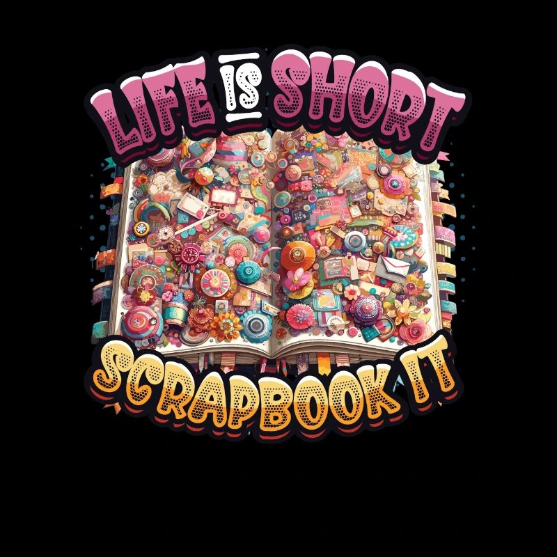 Mädchen Scrapbooking Enthusiast Scrapbook