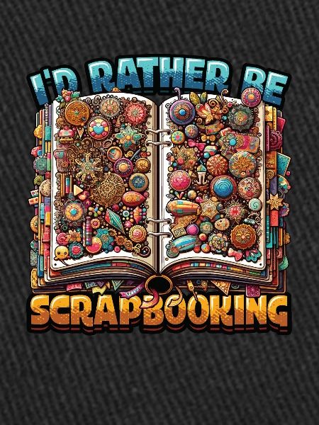 Scrapbooking fille passionné Scrapbook