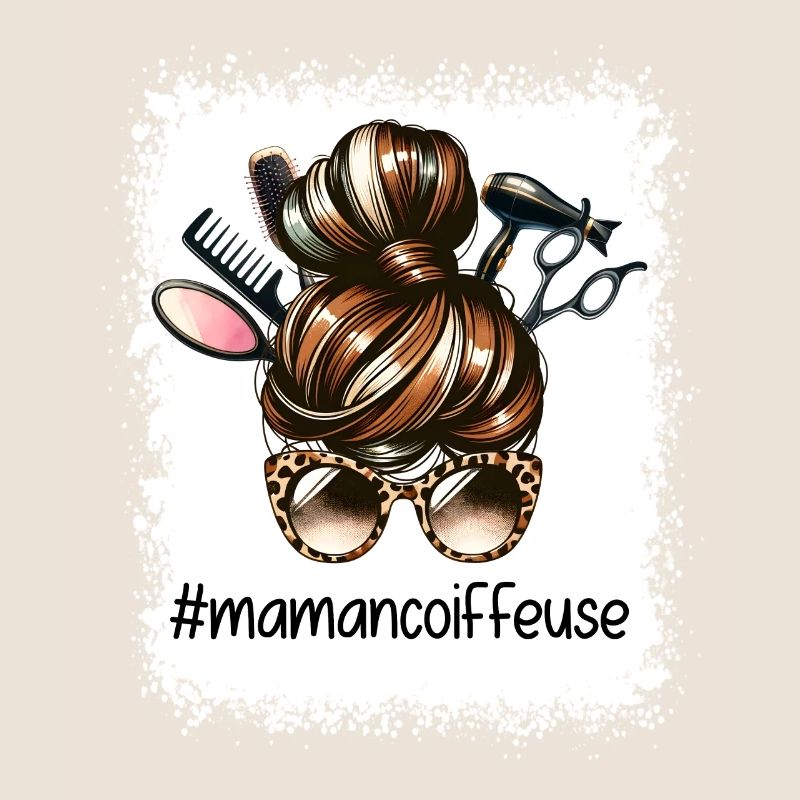 Chignon Mère Coiffeuse Super Maman Coiffeuse